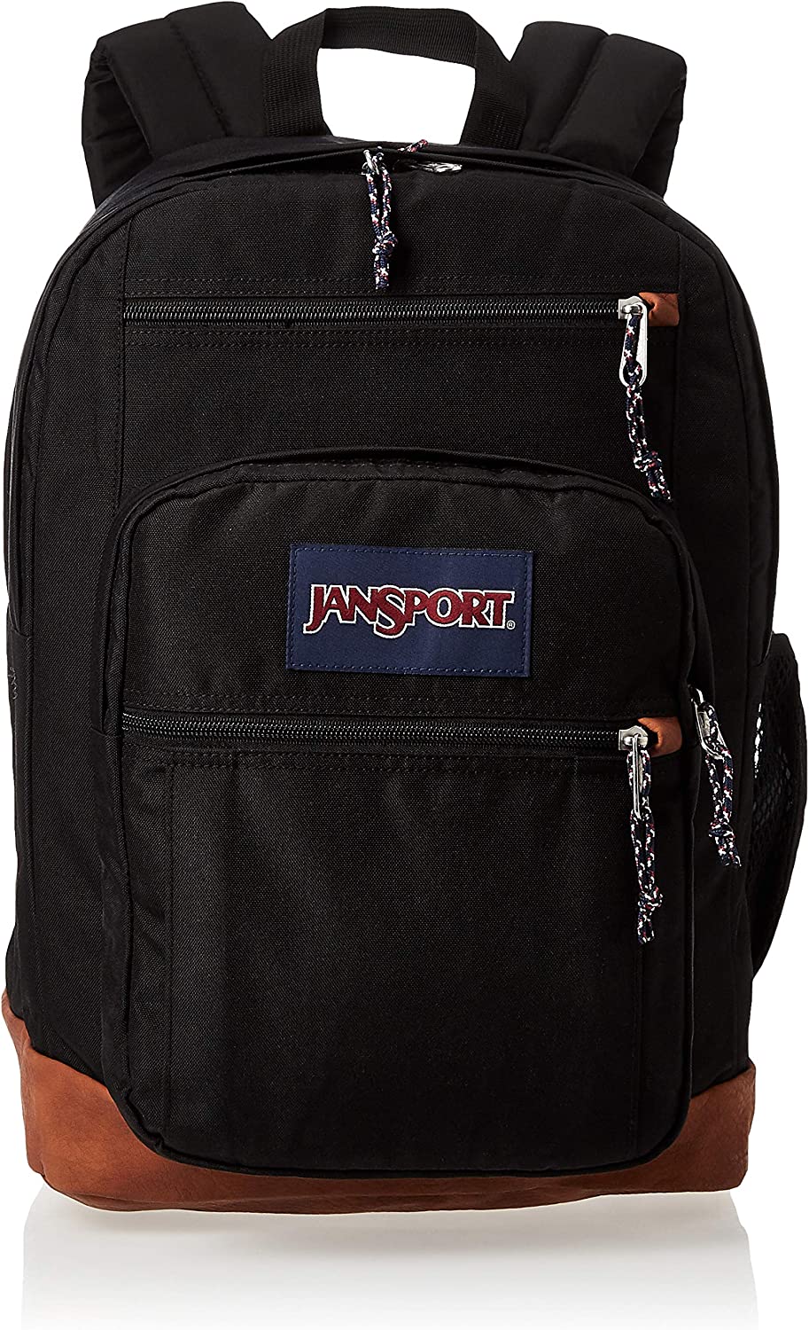 JanSport Cool Student Backpack for College Students, Teens, with 15-inch Laptop Sleeve, Black - Large Computer Bag Rucksack with 2 Compartments, Ergonomic Straps - Bookbag for Men, Women - Image 1